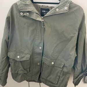 Olive Utility Jacket for Women